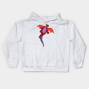 Type 1 Diabetic Red Dragon Kids Hoodie